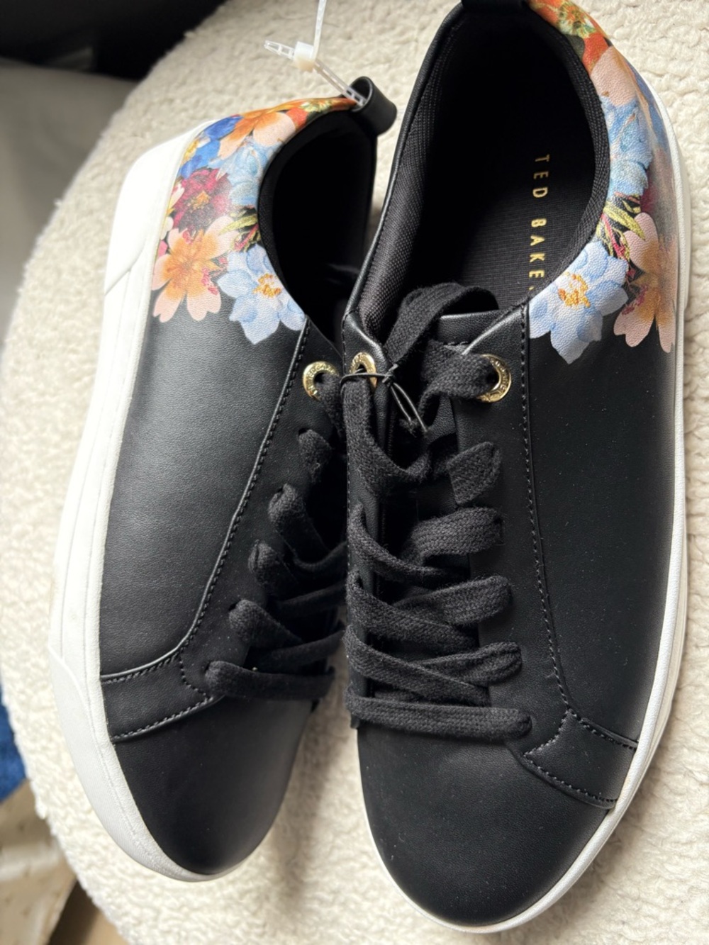 100% Authentic Ted Baker Alison Sneakers / Size 8.5/39 - Picture 10 of 13